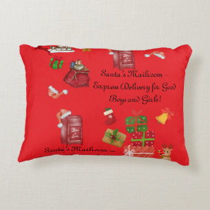 Almofada Decorativa Travesseiro de Destaque para Crianças de Natal Ver