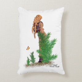 Almofada Decorativa Travesseiro de Destaque Pinup Girl do Hiker Redhea