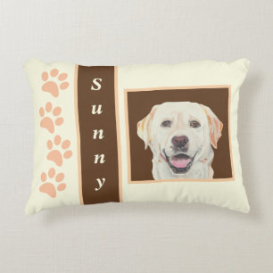 Almofada Decorativa Travesseiro de Ênfase Amarelo Pastel Personalizáve