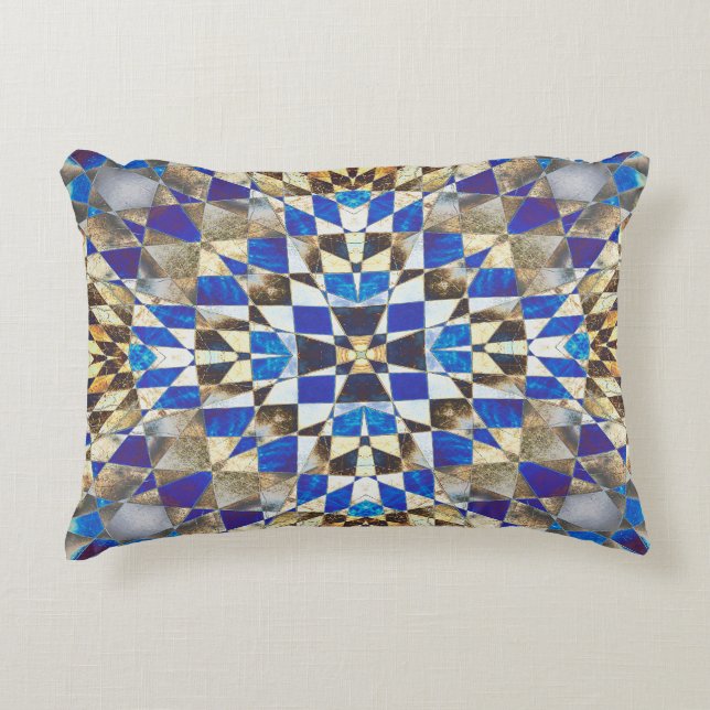 Almofada Decorativa Travesseiro de Ênfase Azul (Frente)