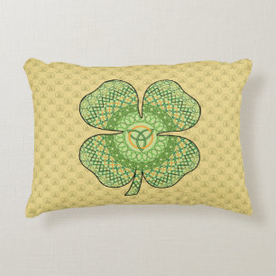 Almofada Decorativa Travesseiro de Ênfase Celular do Shamrock