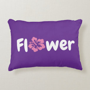 Almofada Decorativa Travesseiro de Ênfase da Flor