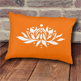 Almofada Decorativa Travesseiro de Ênfase da Flor do Lotus Flaming Per