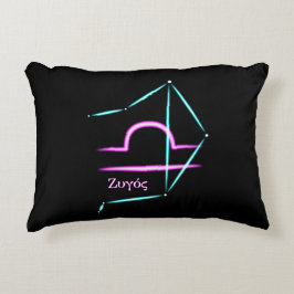 Almofada Decorativa Travesseiro de Ênfase de Constelação de Zodiac