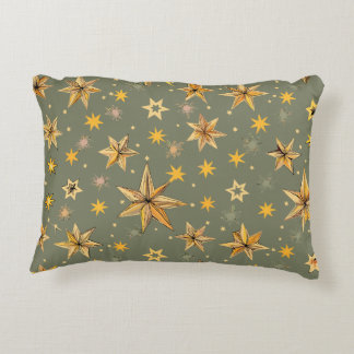 Almofada Decorativa Travesseiro de Ênfase de Design Vintage Star