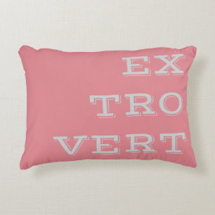 Almofada Decorativa Travesseiro de Ênfase de Extrovertida da cinza
