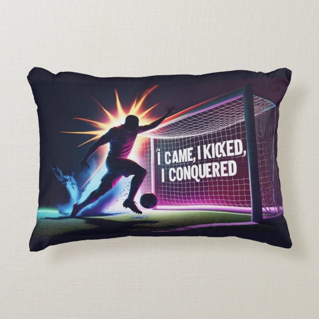 Almofada Decorativa Travesseiro de Ênfase de Futebol (Frente)