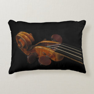 Almofada Decorativa Travesseiro de Ênfase de Rolagem de Violino