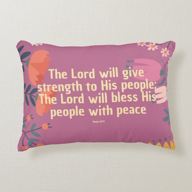 Almofada Decorativa Travesseiro de Ênfase de Script (Frente)