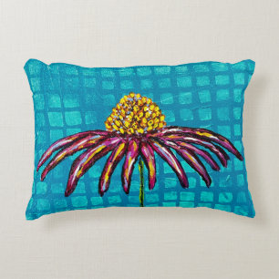Almofada Decorativa Travesseiro de ênfase do Coneflower