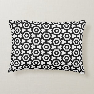 Almofada Decorativa Travesseiro de Ênfase dos Anéis de Hexágono