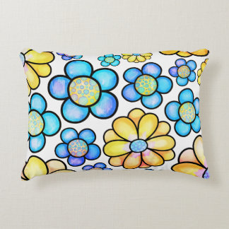 Almofada Decorativa Travesseiro de Ênfase Floral 12x16