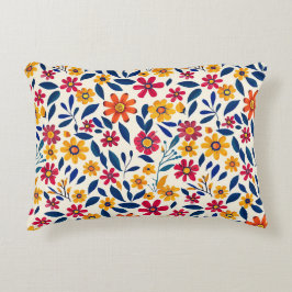 Almofada Decorativa Travesseiro de Ênfase Floral Elegante