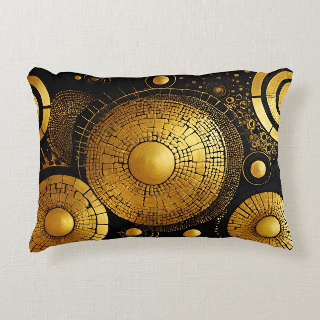 Almofada Decorativa Travesseiro de Ênfase GoldRush 1 (Frente)