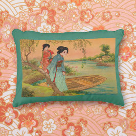 Almofada Decorativa Travesseiro de Ênfase Lakeside Japonês