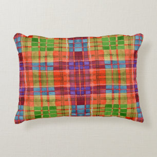 Almofada Decorativa TRAVESSEIRO de Ênfase MAC RAE TARTAN