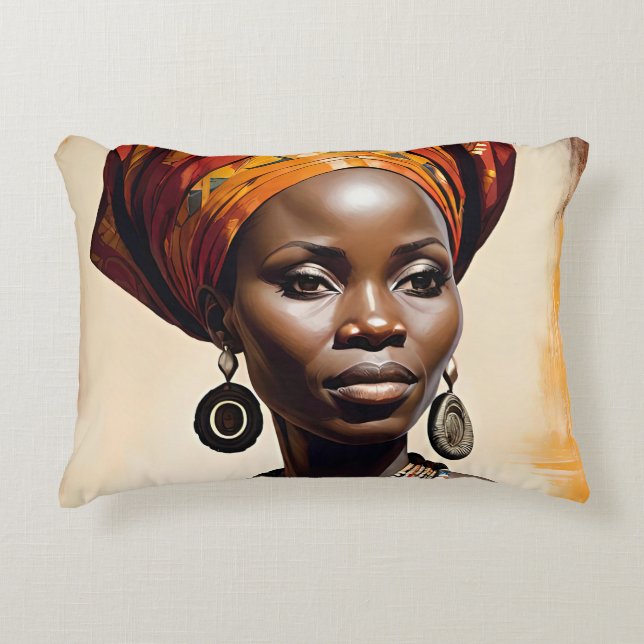 Almofada Decorativa Travesseiro de Ênfase Rainha 2 (Frente)