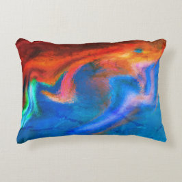 Almofada Decorativa Travesseiro de Ênfase Sunset Fraturado