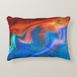 Almofada Decorativa Travesseiro de Ênfase Sunset Fraturado