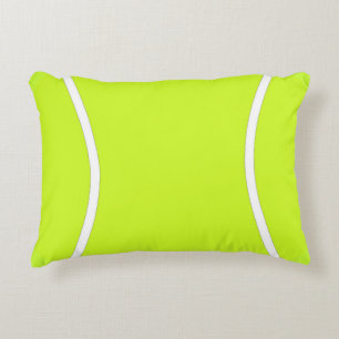 Almofada Decorativa Travesseiro de Ênfase Tênis de Bola Amarelo Brilha