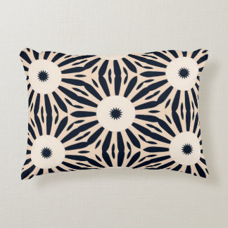Almofada Decorativa Travesseiro de Ênfase Visionário Preto e Creme