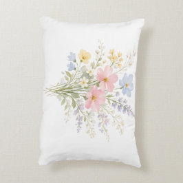 Almofada Decorativa Travesseiro de Flores Suaves Decoração Floral Prim