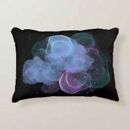 Almofada Decorativa Travesseiro de Fluxo de Energia Cósmica abstrato