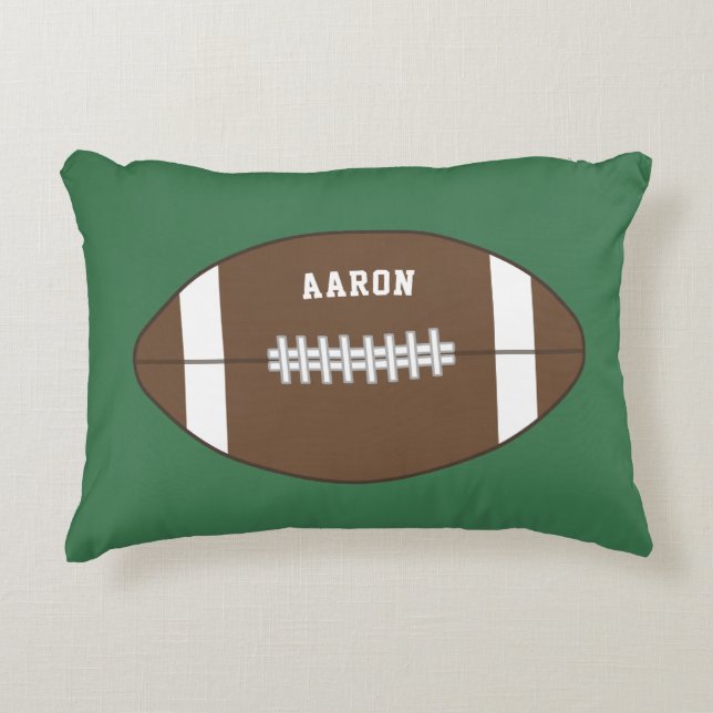 Almofada Decorativa Travesseiro de Futebol Personalizado (Frente)