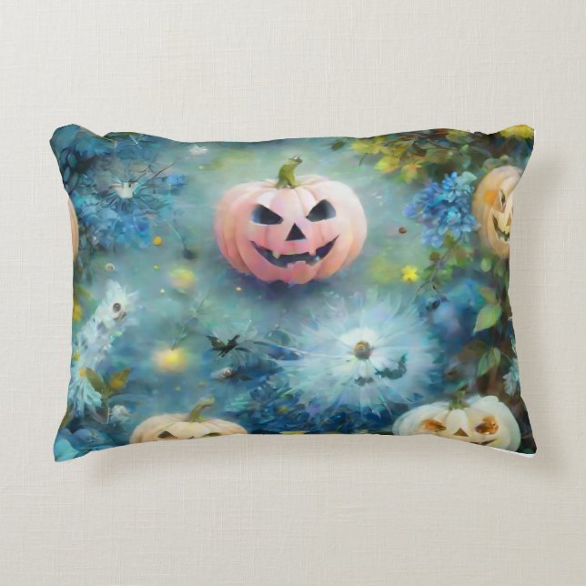 Almofada Decorativa Travesseiro de Halloween e Poufs (Frente)