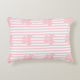 Almofada Decorativa Travesseiro de Laço Rosa Fofo | Travesseiro Decora
