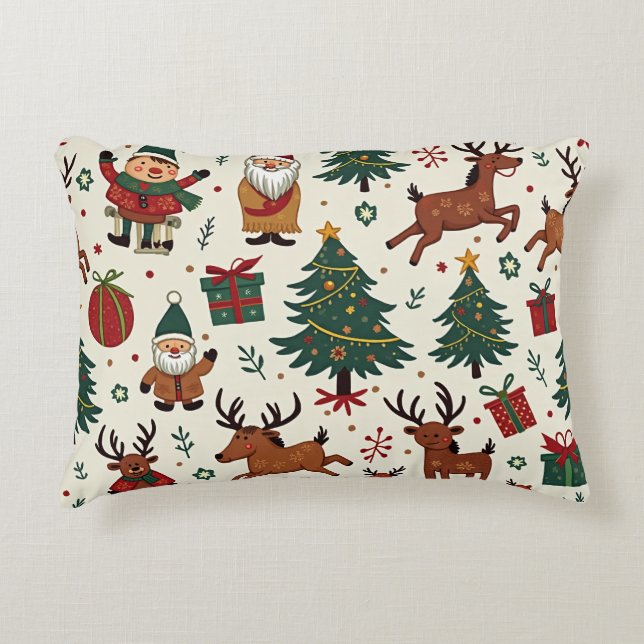 Almofada Decorativa Travesseiro de Natal (Frente)