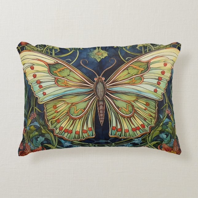 Almofada Decorativa Travesseiro de Outono Borboleta Outono (Frente)