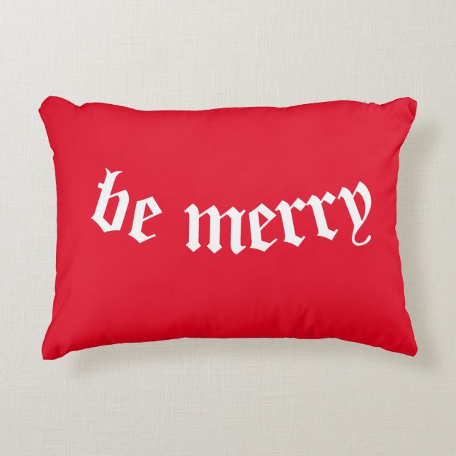 Almofada Decorativa Travesseiro de sotaque de Natal bonito vermelho "s (Frente)