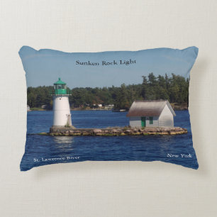 Almofada Decorativa Travesseiro de sotaque Sunken Rock Light