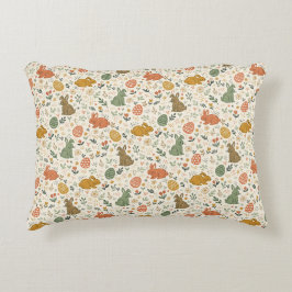 Almofada Decorativa Travesseiro Decorativo com Coelhinhos da Primavera