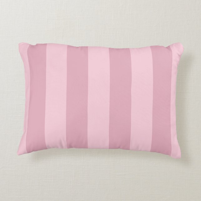 Almofada Decorativa Travesseiro decorativo com risca rosa (Verso)