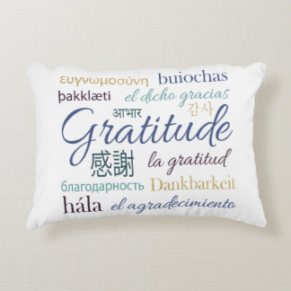 Almofada Decorativa Travesseiro decorativo da gratitude