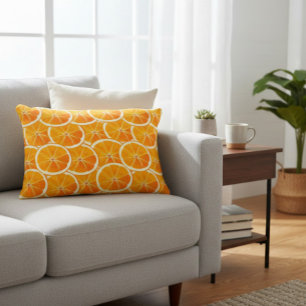 Almofada Decorativa Travesseiro decorativo de Fatia Citrus Orange