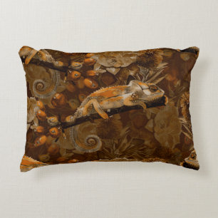 Almofada Decorativa Travesseiro decorativo do Jardim Chameleon