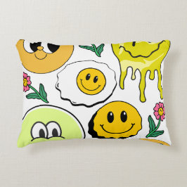 Almofada Decorativa Travesseiro decorativo Mikitiez Jardim Amarelo Smi