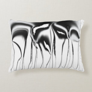 Almofada Decorativa Travesseiro decorativo preto e branco moderno