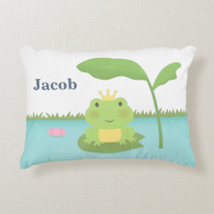 Almofada Decorativa Travesseiro Decorativo Príncipe Sapo Fofo para Qua