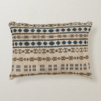 Almofada Decorativa Travesseiro decorativo Tribal de Lama Azul