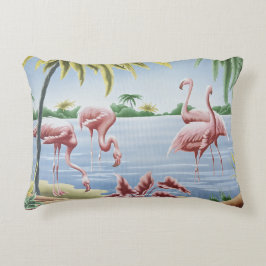 Almofada Decorativa Travesseiro decorativo Turner Flamingo com cores v