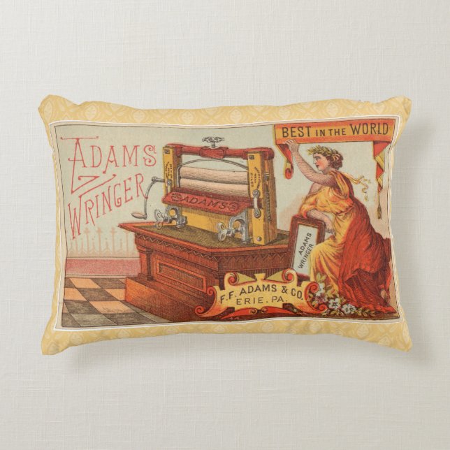 Almofada Decorativa Travesseiro decorativo Washer Wringer (Frente)