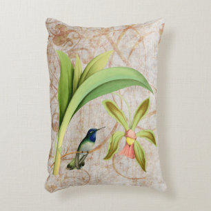 Almofada Decorativa Travesseiro dirigido violeta do acento do colibri