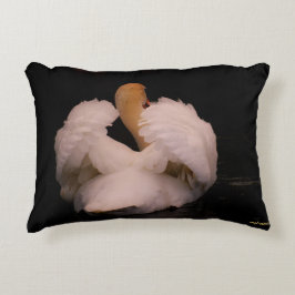 Almofada Decorativa Travesseiro do acento da cisne de Maui