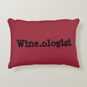 Almofada Decorativa Travesseiro do acento das citações de Wine.ologi