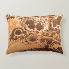 Almofada Decorativa Travesseiro do acento do cobre da tintura do laço