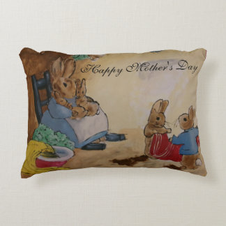 Almofada Decorativa Travesseiro do Dia das Mães do Peter Rabbit